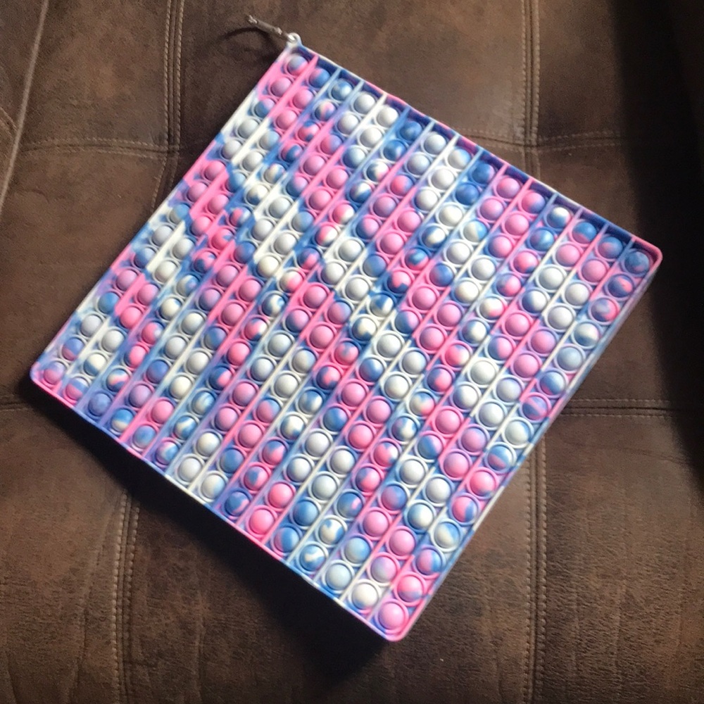 Large 12x12 pop it fidget with clasp